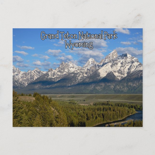 Carte postale du parc national du Grand Teton (Devant)