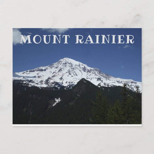 Carte postale du parc national du Mont-Rainier (Devant)