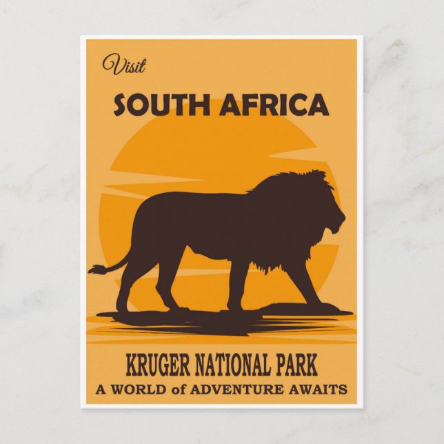 Carte postale du parc national Kruger (Devant)
