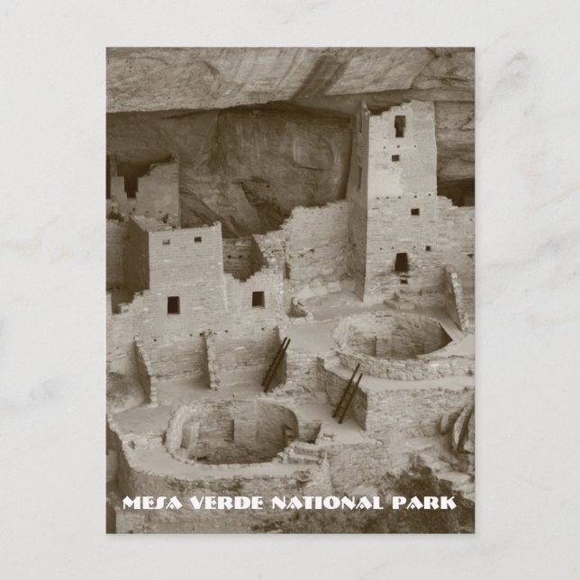 Carte postale du parc national Mesa Verde (Devant)