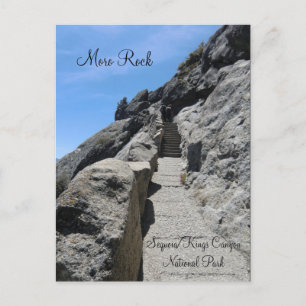 Carte postale du parc national Moro Rock Sequoia