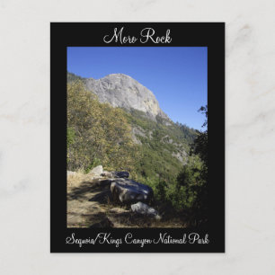 Carte postale du parc national Moro Rock Sequoia
