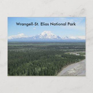 Carte postale du parc national Wrangell-Saint Elia