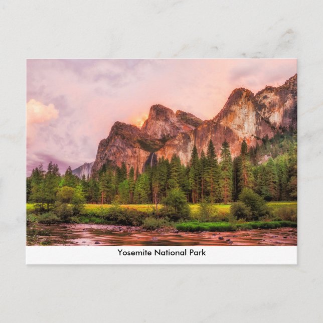 Carte postale du parc national Yosemite (Devant)