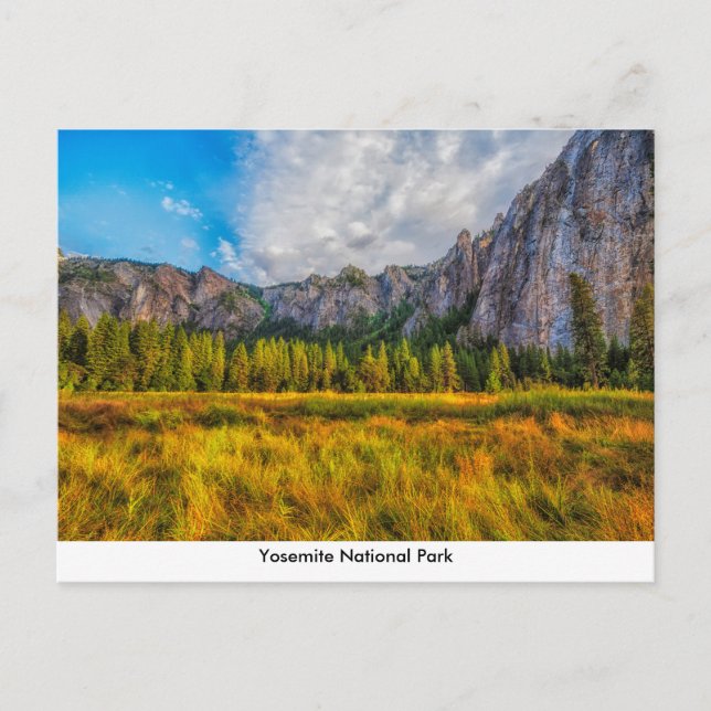 Carte postale du parc national Yosemite (Devant)
