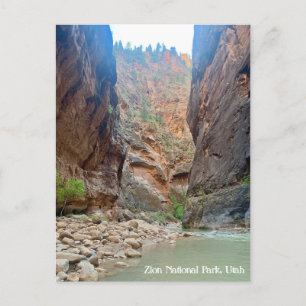 Carte postale du parc national Zion