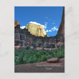 Carte postale du parc national Zion