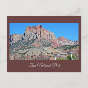 Carte postale du parc national Zion