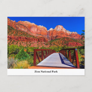 Carte postale du parc national Zion