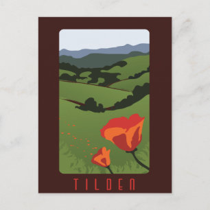 Carte postale du parc régional de Tilden