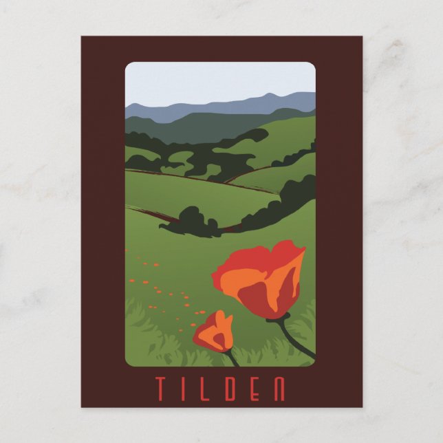 Carte postale du parc régional de Tilden (Devant)