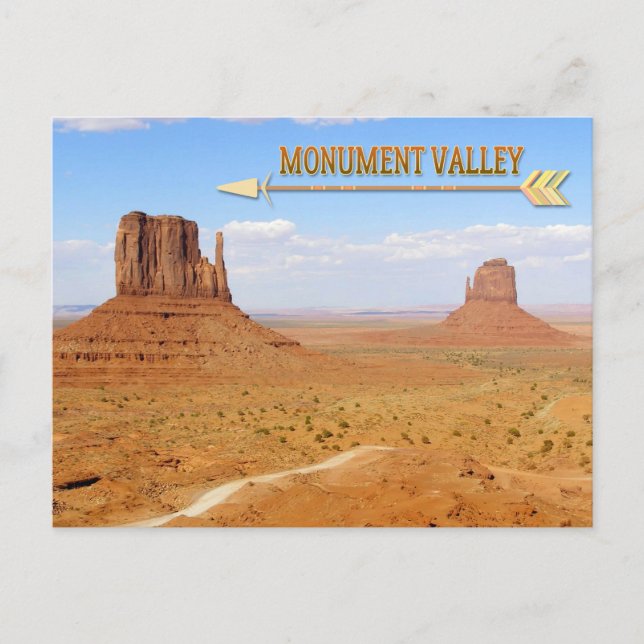 Carte postale du parc tribal de la Vallée du Monum (Devant)