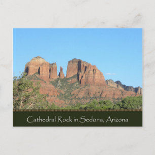 Carte postale du paysage de Cathedral Rock