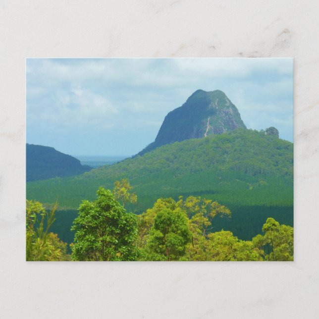 Carte postale du paysage des monts Glasshouse (Devant)