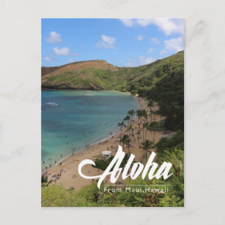 carte postale du paysage maui Hawaii