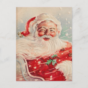 Carte postale du Père Noël victorien