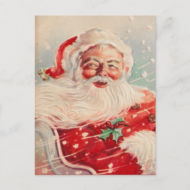 Carte postale du Père Noël victorien (Devant)