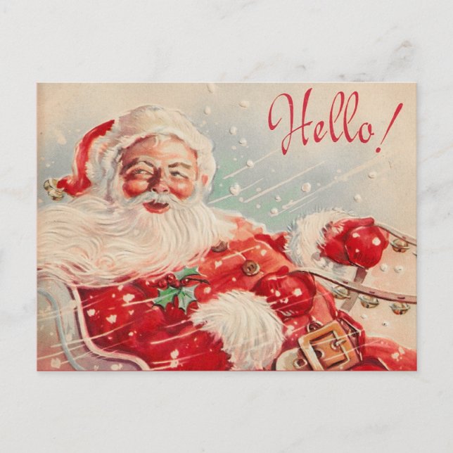 Carte postale du Père Noël victorien (Devant)