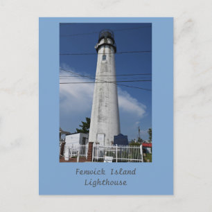 Carte postale du phare de Fenwick Island