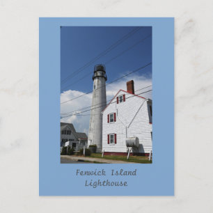 Carte postale du phare de Fenwick Island
