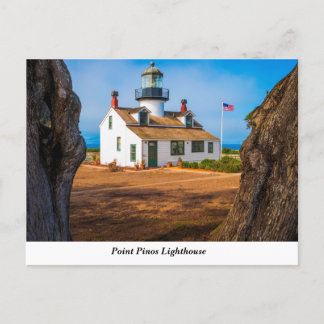 Carte postale du phare de Point Pinos