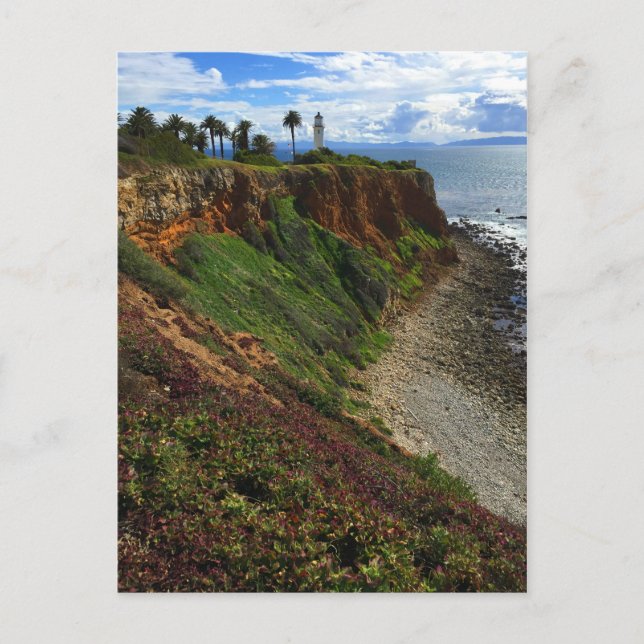 Carte postale du phare de Point Vicente Palos Verd (Devant)