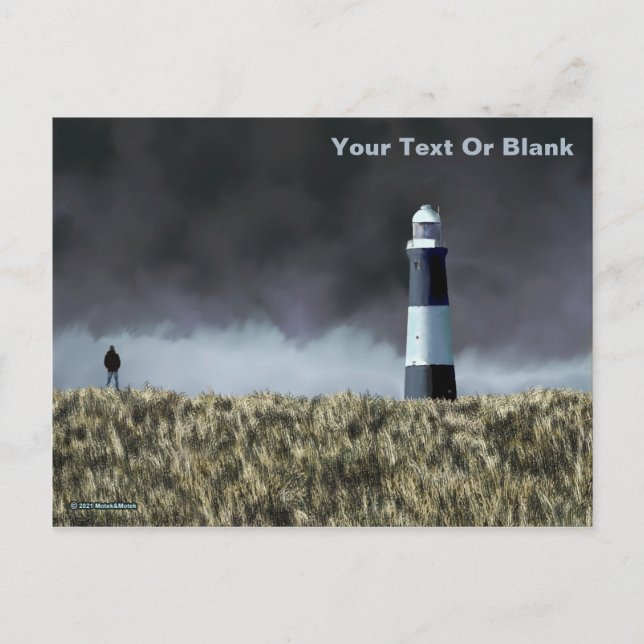 Carte postale du phare de Spurn Point (Devant)