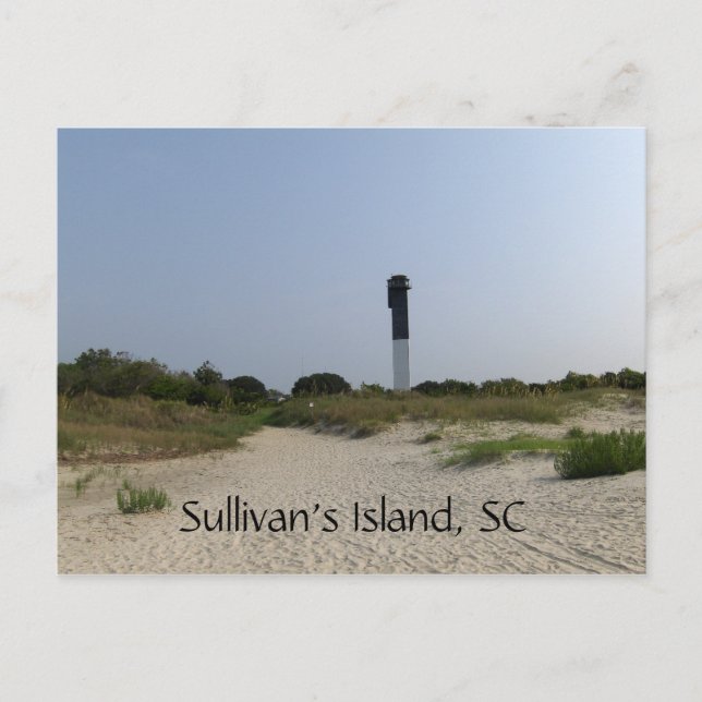 Carte postale du phare de Sullivan's Island (Devant)