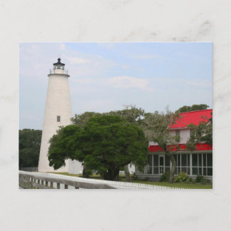 Carte postale du phare d'Ocracoke