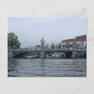Carte postale du pont d'Amsterdam
