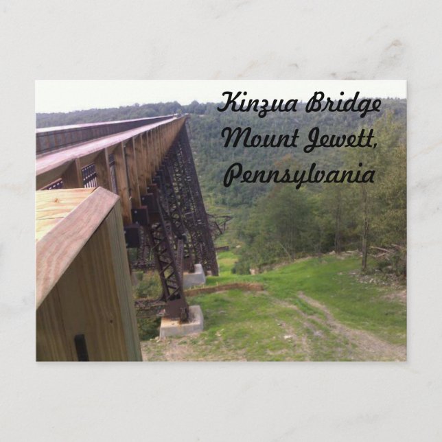 Carte postale du pont Kinzua (Devant)