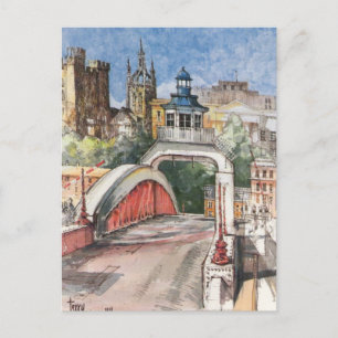 Carte postale du pont-levage