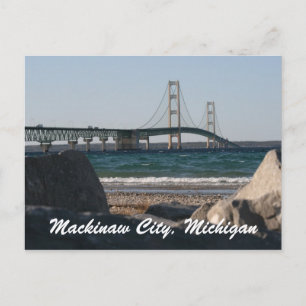 Carte postale du pont Mackinac