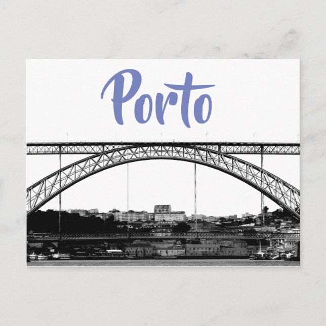 Carte postale du pont Oporto (Devant)