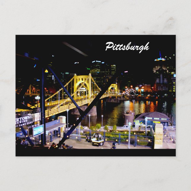 Carte postale du pont Roberto Clemente (Devant)