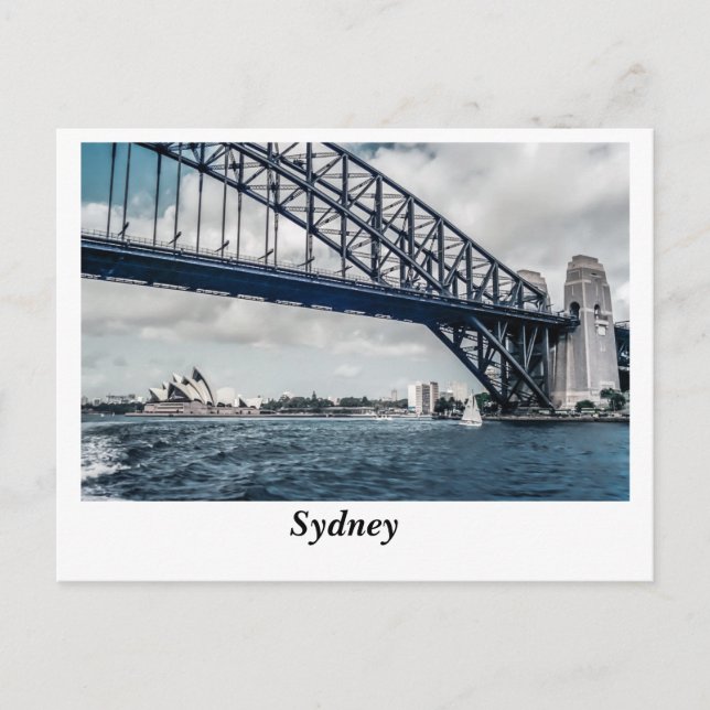 Carte postale du port de Sydney (Devant)
