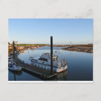Carte postale du port de Wells
