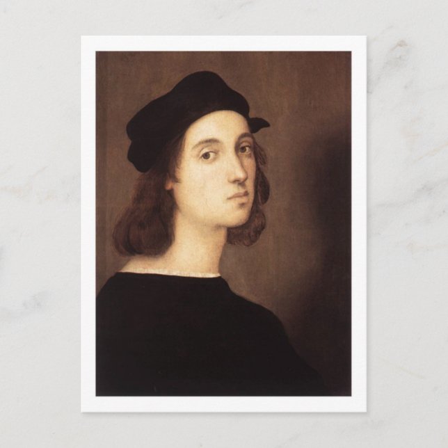 carte postale du portrait de Raphaël par lui-même (Devant)