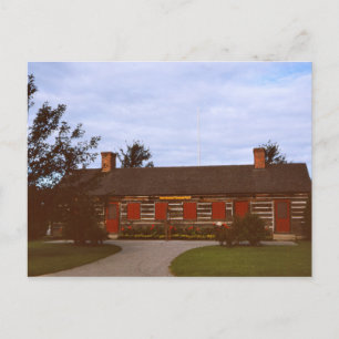 Carte postale du poste commercial de Fort George