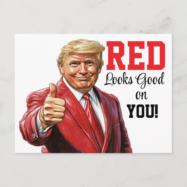 Carte postale du président Donald J Trump (Devant)