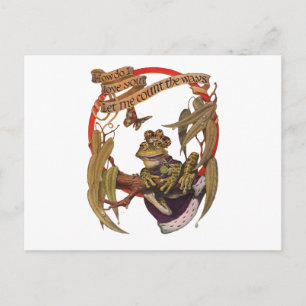 Carte postale du prince grenouille enchanté