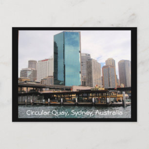 carte postale du quai circulaire de sydney