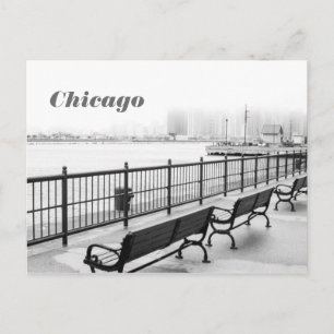 Carte postale du quai de la marine de Chicago