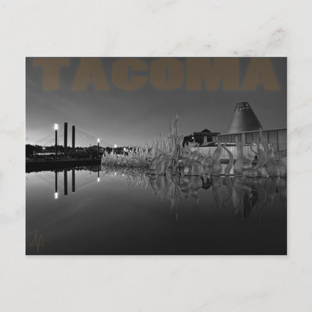Carte postale du quartier du musée Tacoma (Devant)