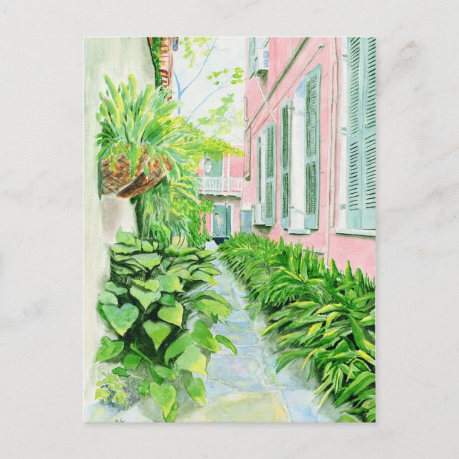 Carte postale du quartier français (Devant)