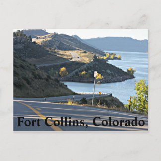 Carte postale du réservoir Horsetooth