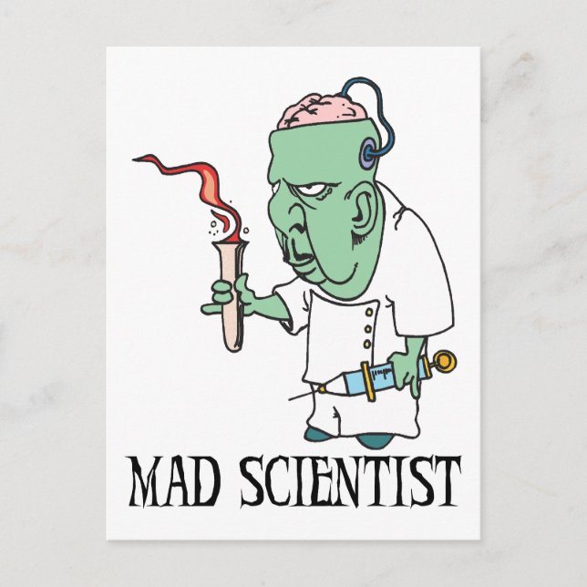 Carte postale du scientifique (Devant)
