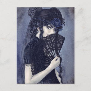 Carte postale du soir enchantée