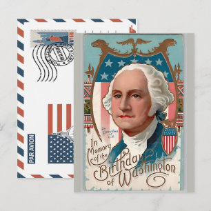 Carte postale du soldat patriotique tenant le drap
