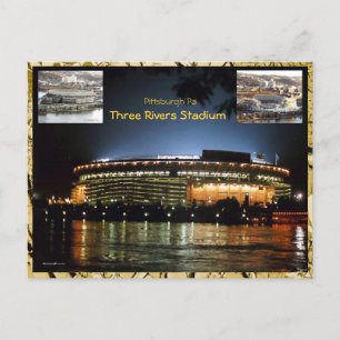 Carte postale du stade de Trois-Rivières avec impl